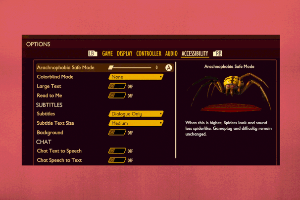 Accessibility option in survival game ‘Grounded’ turns my arachnophobia into a thrill