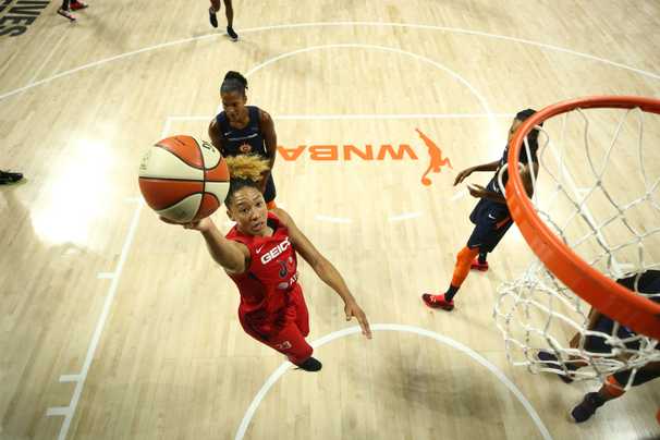 Aerial Powers takes over in second half as Mystics block out Sun in WNBA Finals rematch