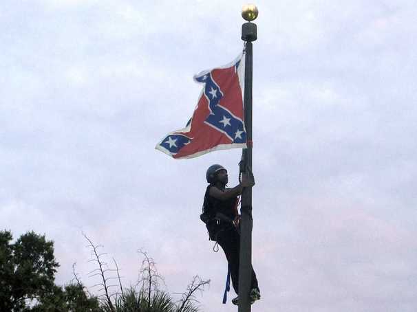 As Confederate monuments fall, don’t forget Bree Newsome’s athletic act of protest in 2015
