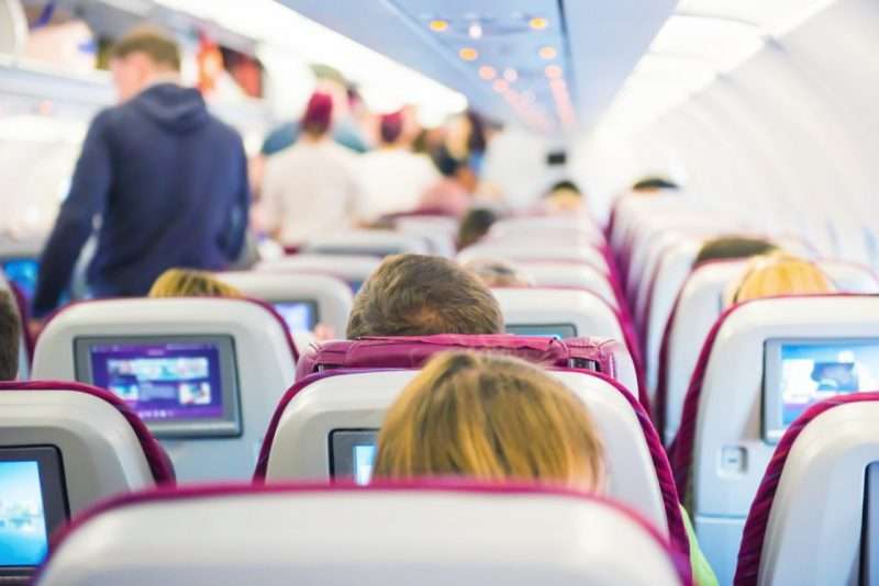 How do you practice social distancing on a plane?