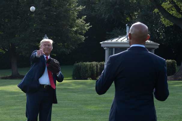 Trump bows out of throwing first pitch at Yankees game, says he will do it later in season