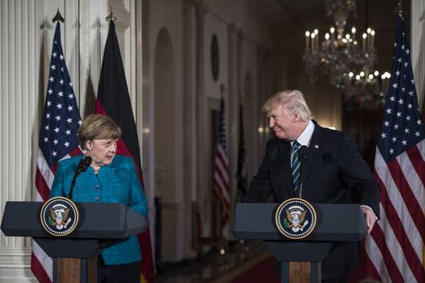 Trump, Merkel and the U.S.’s waning global clout
