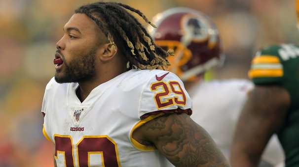 Derrius Guice arrested on domestic violence charges, released by Washington’s NFL team