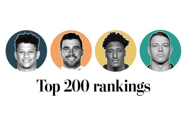Printable fantasy football top 200 PPR rankings