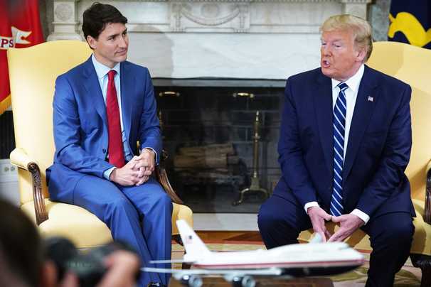 Trump re-imposes tariffs on Canadian aluminum, prompting Trudeau to vow retaliation