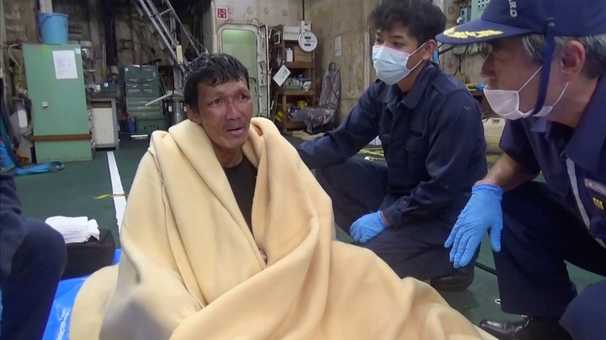 Japan finds second survivor after cargo ship sank in typhoon