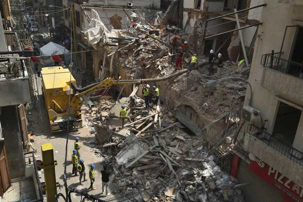 Rescue resumes after life detected in rubble a month after Beirut blast