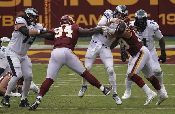 Washington comes back from big deficit to defeat Eagles in Ron Rivera’s debut