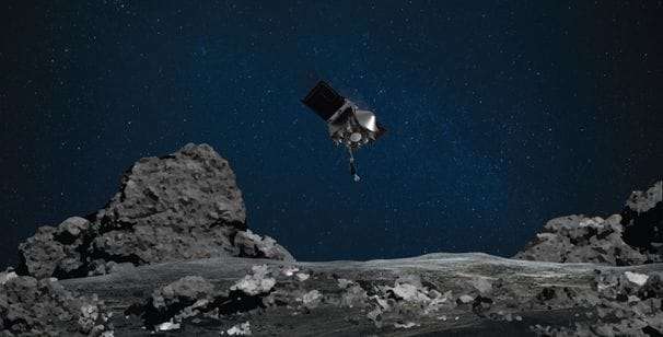A NASA spacecraft touches an asteroid 200 million miles from Earth in agency’s first sample return attempt