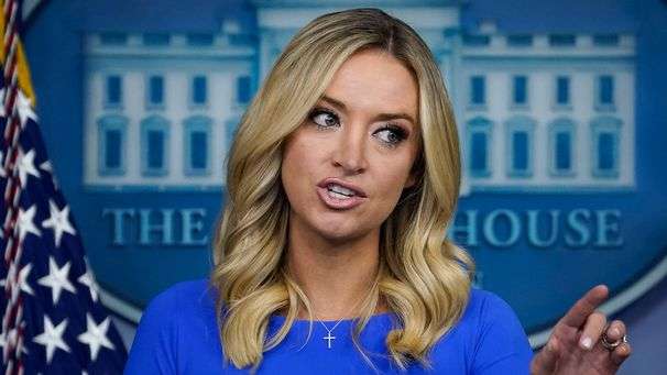 Kayleigh McEnany’s first post-debate briefing goes off the rails