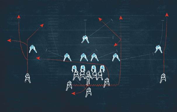 Pass routes are science. Running them is an art.