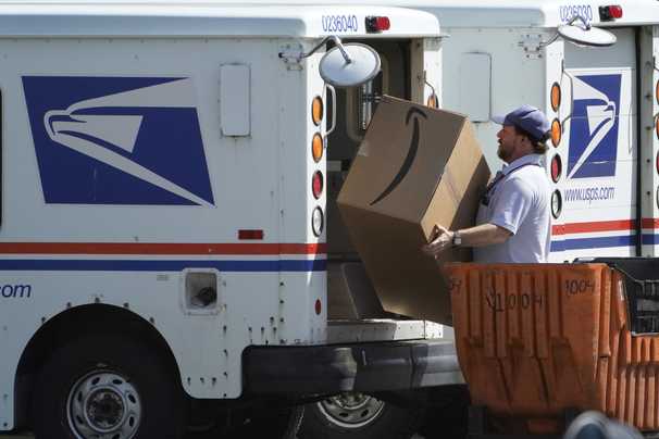 Postal workers are falsifying data, records show. Workers say it’s to boost on-time delivery statistics.
