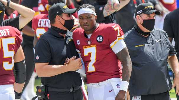 Ron Rivera’s ‘cutoff point’ for Dwayne Haskins might be less of a threat, more of a challenge
