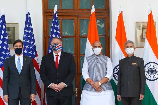 With eye on China, India and U.S. sign accord to deepen military ties