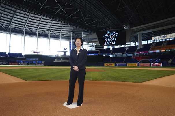 After euphoria of historic move, Kim Ng talks about pressure of becoming Marlins’ GM