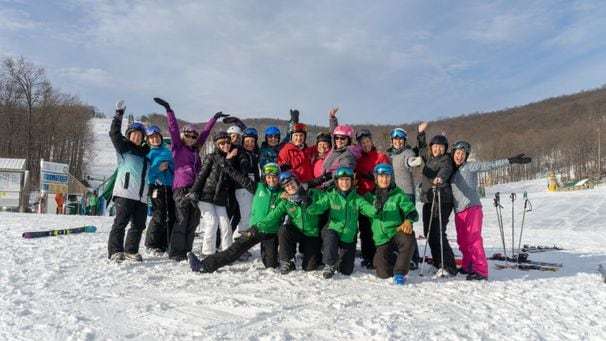 Female-only ski classes are helping to grow the sport among women