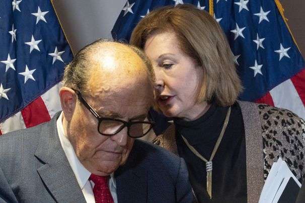 What line did Sidney Powell cross that Rudy Giuliani didn’t?