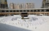 Pilgrims circle the Kaaba in Mecca, Saudi Arabia, on July 29. (AFP/Getty Images)
