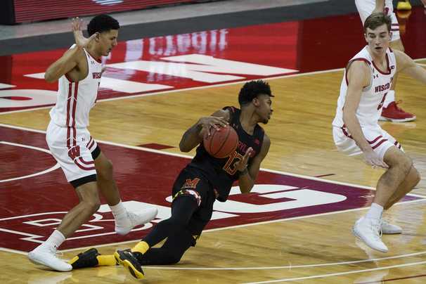 Down at halftime on road, Terps dig deep to beat No. 6 Wisconsin for first Big Ten win