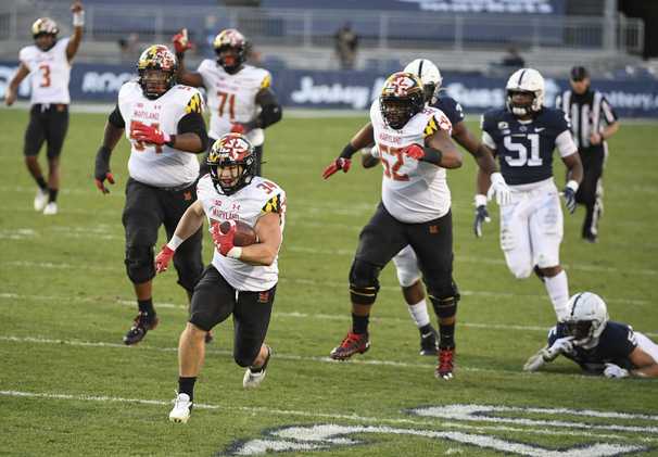 Maryland’s Jake Funk has become numb to pain so the tumult of 2020 can’t faze him