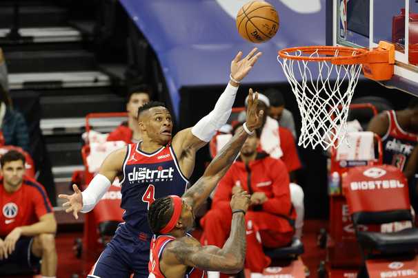 Wizards hang with 76ers before falling short despite Russell Westbrook’s triple-double