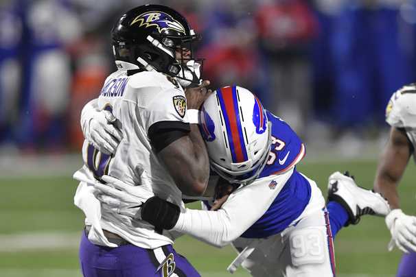 Bills beat Ravens to reach first AFC title game since 1994 as Lamar Jackson exits early