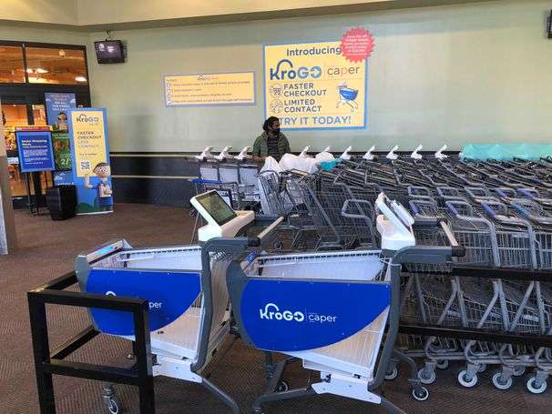 Smart shopping carts on the rise as stores adapt to pandemic era