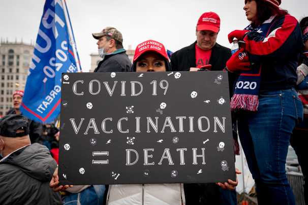 The Trump administration bailed out prominent anti-vaccine groups during a pandemic