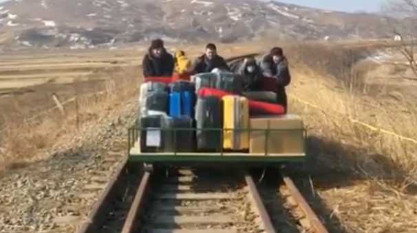 Russian diplomats had to ride a hand-power railcar out of North Korea due to covid restrictions