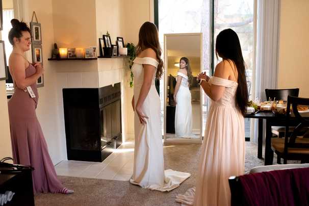 Smaller cakes, shorter dresses, bigger diamonds: The pandemic is shaking up the $73 billion wedding industry