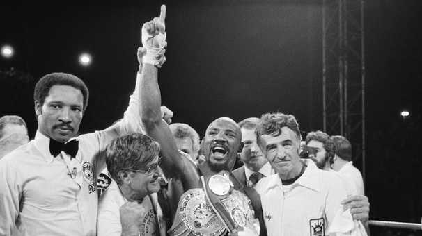 Marvin Hagler helped boxing soar in the 1980s, and nothing topped his epic TKO of Thomas Hearns