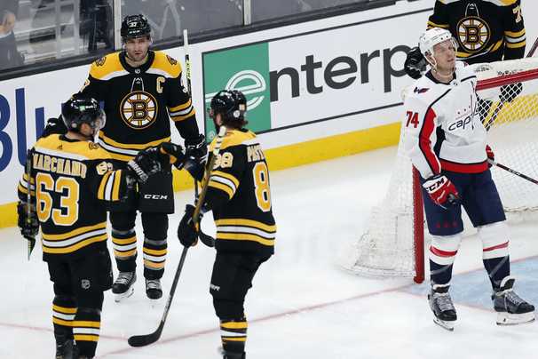 Capitals lose chippy battle with surging Bruins