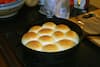 Rolls cooked in Tom Marx's Griswold skillet, which is a little beaten up but still works great. 
