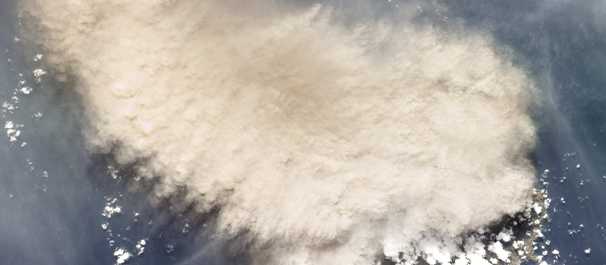 Satellites capture dozens of explosive eruptions from La Soufrière volcano on St. Vincent island
