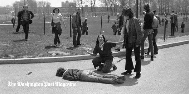 The girl in the Kent State photo and the lifelong burden of being a national symbol