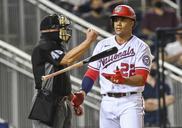 Juan Soto is back for the Nats. But for the moment, he’s their high-caliber pinch hitter.