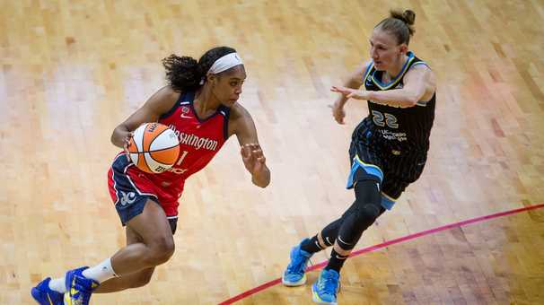 Mystics, missing key parts of their title team, fall to Sky in season opener