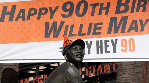 On the occasion of Willie Mays’s 90th birthday, San Francisco celebrates the ‘Say Hey Kid’