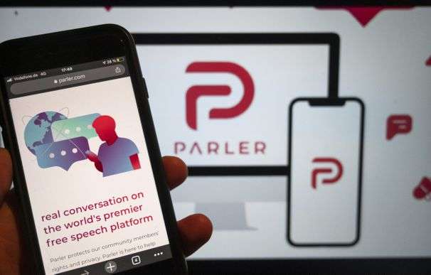 Social app Parler is cracking down on hate speech — but only on iPhones