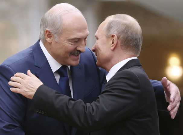 With Belarus isolated by the West, Russia’s Putin stands by ally Lukashenko