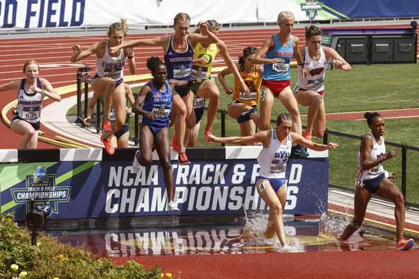 A new Space Force officer is the surprise NCAA champion in the steeplechase