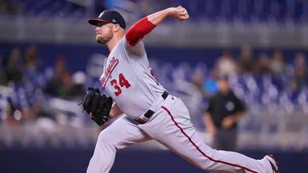 A rocky start for Jon Lester puts the Nationals behind early in an 11-2 loss to the Marlins