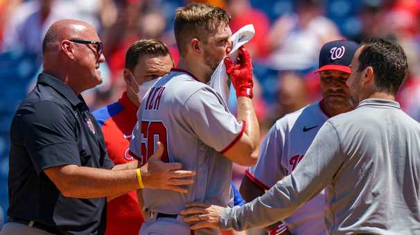 As Austin Voth hits the injured list, Dave Martinez pushes for answers on foreign substances