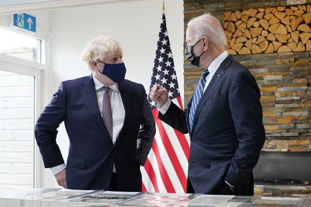 Biden raises concerns over Northern Ireland in meeting with Britain’s Boris Johnson