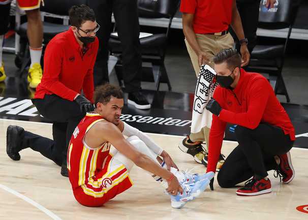 Hawks’ hopes hang on Trae Young’s sprained ankle as Bucks regain control