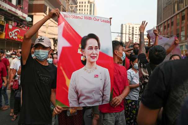Myanmar’s military junta puts ousted leader Aung San Suu Kyi on trial