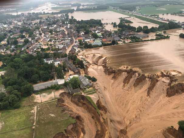 Death toll from European floods passes 100 as receding waters reveal scope of devastation