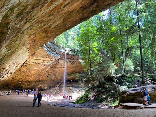 Ohio’s Hocking Hills State Park, a compact natural wonder