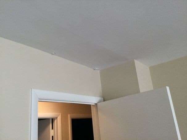Is there a way to stop nail pops in the ceiling of my townhouse?