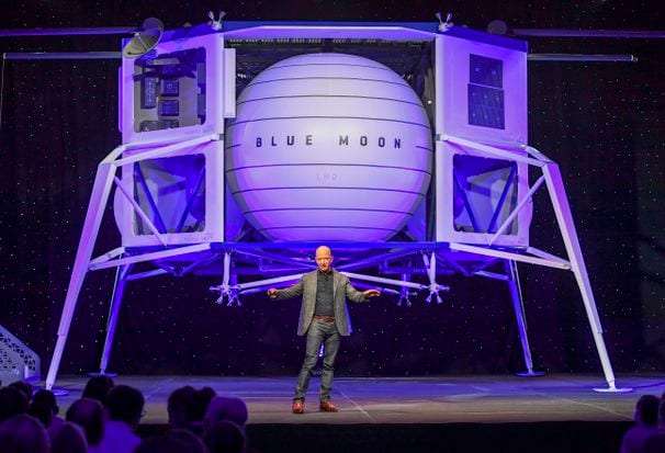 Jeff Bezos’s Blue Origin files suit in federal court as it pursues a campaign to win a slice of NASA moon contract